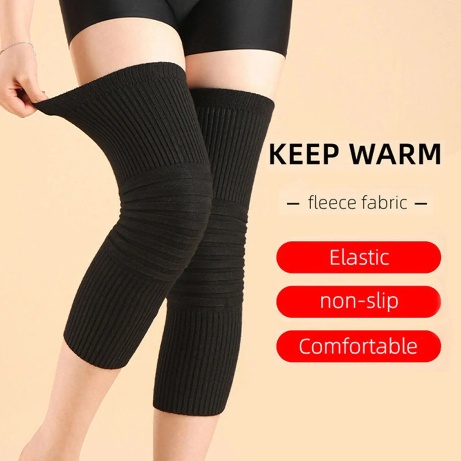1 Pair Unisex Knee Pads Warm Knee Sleeves Fleece Knee Pads Winter Warm for Women Men Pain Relief Vertical Lines Slimming
1 Pair Unisex Knee Pads Warm Knee Sleeves Fleece Knee Pads Winter Warm for Women Men Pain Relief Vertical Lines Slimming
