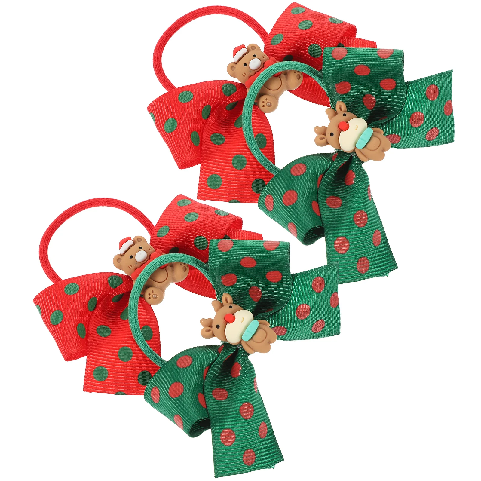 4 Pcs Hair Elastic Bands Party Accessories Girls Christmas Rings Fabric Ropes Headdress Miss Toppers
4 Pcs Hair Elastic Bands Party Accessories Girls Christmas Rings Fabric Ropes Headdress Miss Toppers