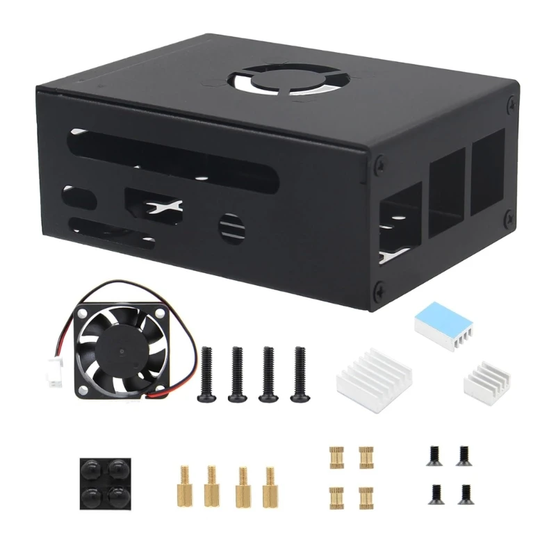 Металлический корпус для OrangePi 3B (N510) Корпус Крышка материнской платы с охлаждающим вентилятором Прямая поставка
Металлический корпус для OrangePi 3B (N510) Корпус Крышка материнской платы с охлаждающим вентилятором Прямая поставка