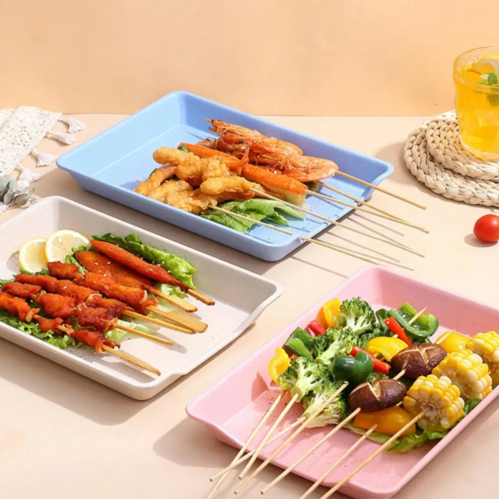 Serving Tray BPA Free Multi-Function Crack Resistant Easy to Clean Space-saving Food Display Reusable Reusable Plastic Serving P
Serving Tray BPA Free Multi-Function Crack Resistant Easy to Clean Space-saving Food Display Reusable Reusable Plastic Serving P