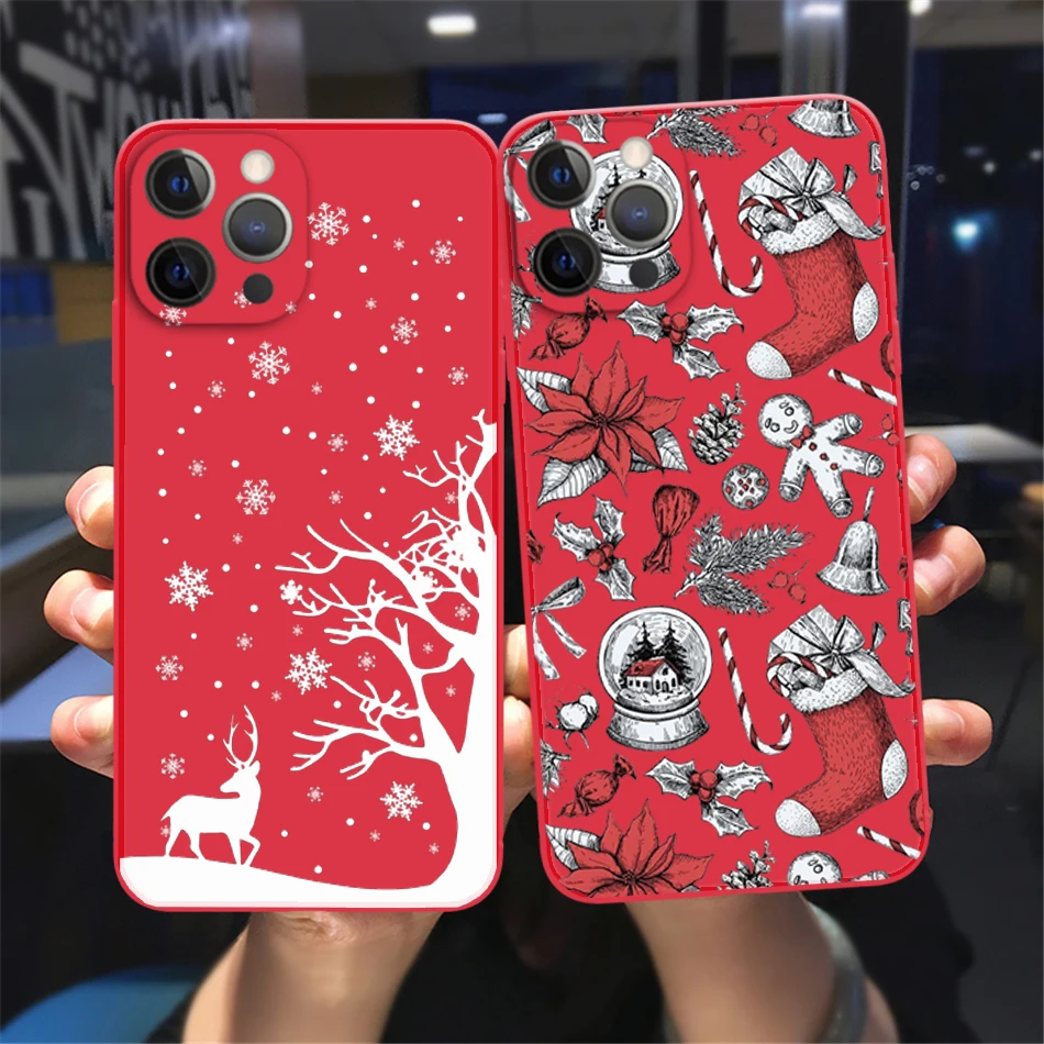 Luxury Christmas Girl and New Year gift Phone Cover For iPhone 11 12 13 14 Pro Max X XR XS Max 14 Plus 13Mini Soft Silicone Case
Luxury Christmas Girl and New Year gift Phone Cover For iPhone 11 12 13 14 Pro Max X XR XS Max 14 Plus 13Mini Soft Silicone Case