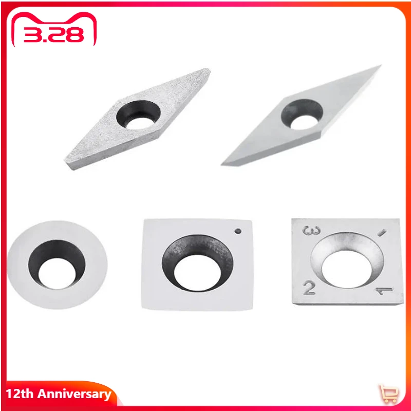 10pcs Wood 90HRC Hardness Carbide Insert Cutters For Wood Turning Tool Woodworking Lathe Tool
10pcs Wood 90HRC Hardness Carbide Insert Cutters For Wood Turning Tool Woodworking Lathe Tool