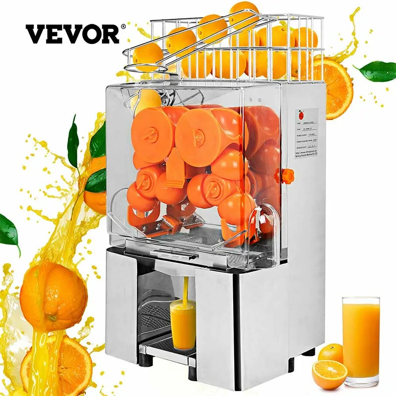 VEVOR Commercial Auto Feed Orange Juicer Machine Stainless Steel 22-30pc Stainless Steel Orange Juicer Squeezer Machine
VEVOR Commercial Auto Feed Orange Juicer Machine Stainless Steel 22-30pc Stainless Steel Orange Juicer Squeezer Machine