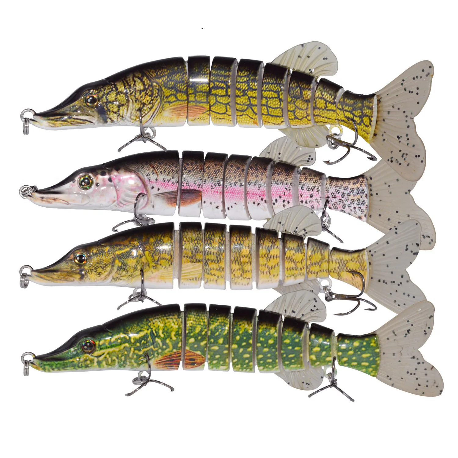 Vatalion Fishing Lures 20cm/70g Jointed Crankbait Swimbait Wobbler 8 Segment Hard Artificial Baits Pike Bass Fishing Accessories
Vatalion Fishing Lures 20cm/70g Jointed Crankbait Swimbait Wobbler 8 Segment Hard Artificial Baits Pike Bass Fishing Accessories