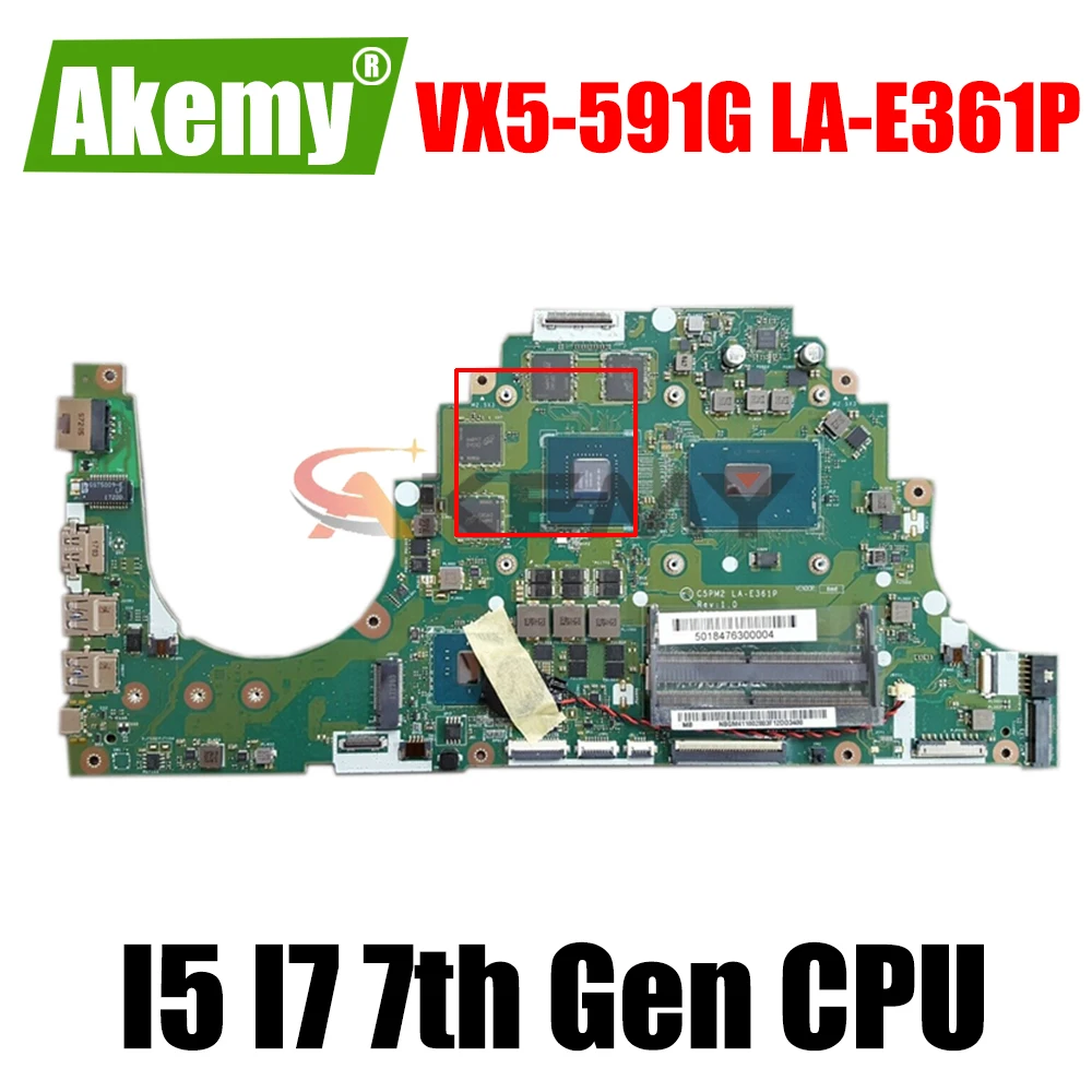 VX5-591G LA-E361P motherboard with GTX1050TI GPU I5 I7 7th Gen CPU For Lenovo VX5-591 VX5-591G LA-E361P Laptop mainboard
VX5-591G LA-E361P motherboard with GTX1050TI GPU I5 I7 7th Gen CPU For Lenovo VX5-591 VX5-591G LA-E361P Laptop mainboard