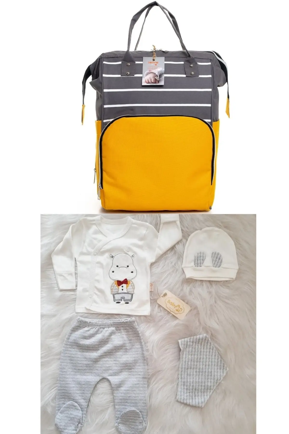 Функциональный рюкзак для ухода за мамой и ребенком, 100% хлопок, набор для выезда в больницу, желтая хлопковая одежда
Функциональный рюкзак для ухода за мамой и ребенком, 100% хлопок, набор для выезда в больницу, желтая хлопковая одежда