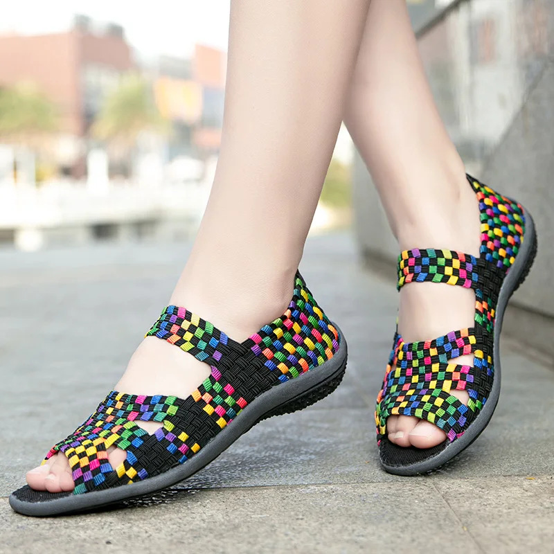 Women Flats Woven Shoes Breathable Summer Sneakers Female Casual Shoes For Walking Comfort Women Tenis Non-slip Zapatos Mujer
Women Flats Woven Shoes Breathable Summer Sneakers Female Casual Shoes For Walking Comfort Women Tenis Non-slip Zapatos Mujer