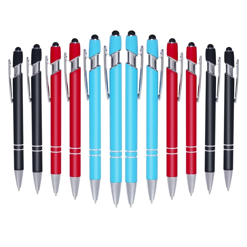 12Pcs Ballpoint Pens Stylus Pen Metal Pen Cute Pen Black Ink Point Bulk For Writing Pens Office School Supplies
12Pcs Ballpoint Pens Stylus Pen Metal Pen Cute Pen Black Ink Point Bulk For Writing Pens Office School Supplies
