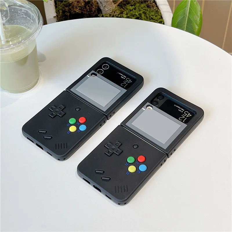 Creative Black Game Console Phone Case for Samsung Galaxy Z Flip 3 Z Flip 4 Hard PC Back Cover for ZFlip3 ZFlip4 Case Shell
Creative Black Game Console Phone Case for Samsung Galaxy Z Flip 3 Z Flip 4 Hard PC Back Cover for ZFlip3 ZFlip4 Case Shell