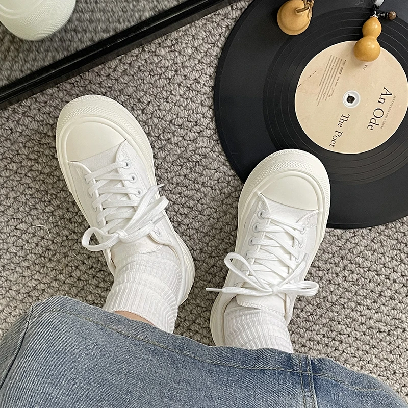2023 New Shoes for Women Lace Up New Women's Vulcanize Shoes Outdoor Women Sneakers Round Head Solid Shoes Female Zapatillas
2023 New Shoes for Women Lace Up New Women's Vulcanize Shoes Outdoor Women Sneakers Round Head Solid Shoes Female Zapatillas