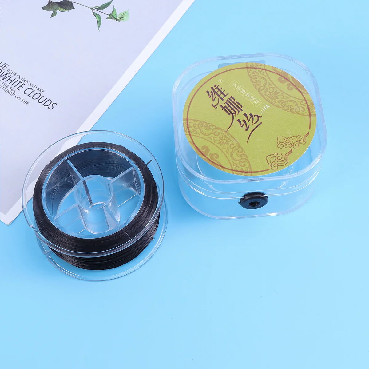 100 Meters Elastic Cord Clear Stretchy Bracelet Beading Flat Thread Stretch String Fabric Crafting Cord for Jewelry Making
100 Meters Elastic Cord Clear Stretchy Bracelet Beading Flat Thread Stretch String Fabric Crafting Cord for Jewelry Making