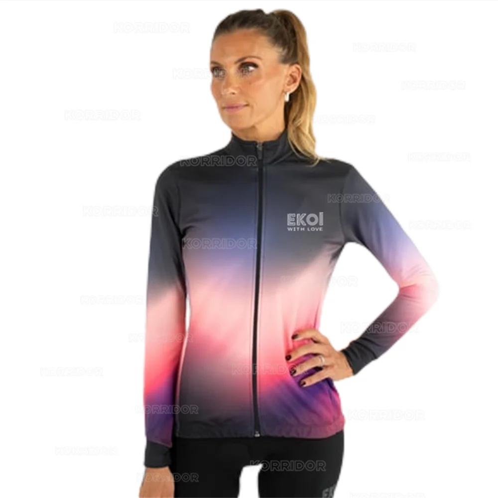 EKOI WITH LOVE 2024 Women Spring&Autumn Cycling Jersey Racing Bike Riding Bicycle Cycling Clothing Ropa Ciclismo Long sleeve
EKOI WITH LOVE 2024 Women Spring&Autumn Cycling Jersey Racing Bike Riding Bicycle Cycling Clothing Ropa Ciclismo Long sleeve