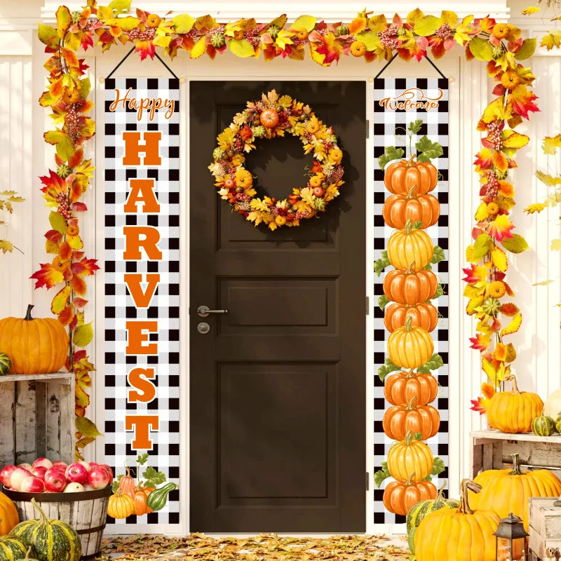 Thanksgiving Party Couplet Porch Hanging Pumpkin Banner Autumn Harvest Festival Party DIY 2023 Happy Thanksgiving Day Couplet
Thanksgiving Party Couplet Porch Hanging Pumpkin Banner Autumn Harvest Festival Party DIY 2023 Happy Thanksgiving Day Couplet