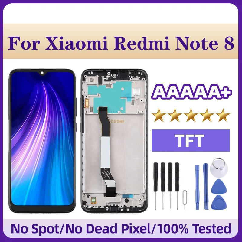 ЖК-экран TFT для Xiaomi Redmi Note 8, дигитайзер в сборе с рамкой, Замена ЖК-экрана
ЖК-экран TFT для Xiaomi Redmi Note 8, дигитайзер в сборе с рамкой, Замена ЖК-экрана