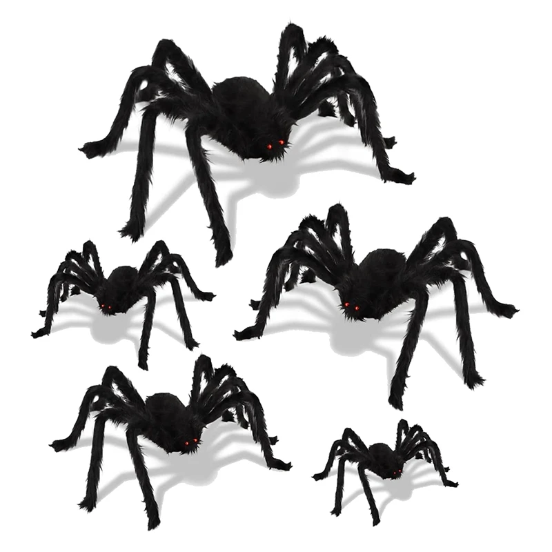 Halloween Spider Ornaments,5 Pcs Hairy Spider Large Realistic Creepy Yard Halloween Spider Decor for Indoor and Outdoor
Halloween Spider Ornaments,5 Pcs Hairy Spider Large Realistic Creepy Yard Halloween Spider Decor for Indoor and Outdoor