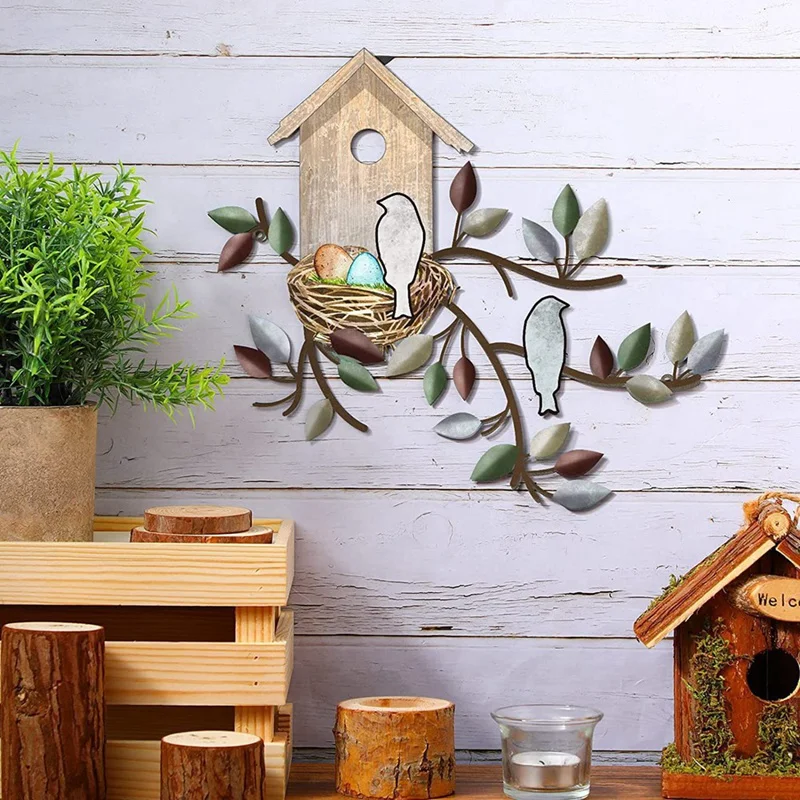 Metal Hanging Tree With Birdhouse Wall Art Outdoor Wall Decor Bird Decorations For The Home Metal Leaf Wall Decor
Metal Hanging Tree With Birdhouse Wall Art Outdoor Wall Decor Bird Decorations For The Home Metal Leaf Wall Decor