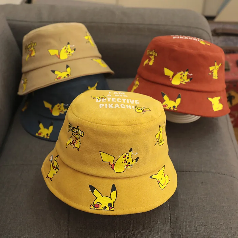 Pokemon Pikachu Bucket Caps Foldable Sunscreen Fisherman Panama Hats Fashion Black Cool Boys Girls Causal Hip Hop Birthday Gifts
Pokemon Pikachu Bucket Caps Foldable Sunscreen Fisherman Panama Hats Fashion Black Cool Boys Girls Causal Hip Hop Birthday Gifts