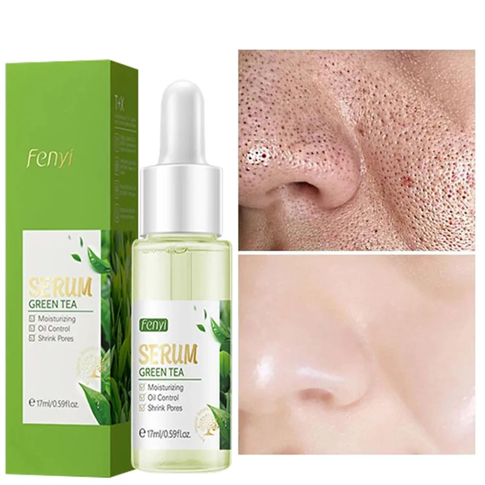 Green Tea Oil Control Pore Shrink Face Whitening Serum Antioxidant Improve Acne Blackheads Moisturizing Skin Care Cosmetics
Green Tea Oil Control Pore Shrink Face Whitening Serum Antioxidant Improve Acne Blackheads Moisturizing Skin Care Cosmetics
