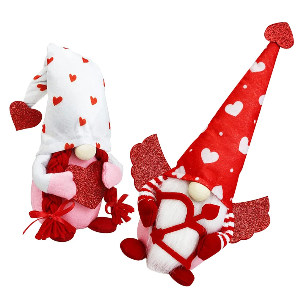 2 Pcs Christmas Favors Valentine's Day Plush Gnome Valentines Party Decor Lovers
2 Pcs Christmas Favors Valentine's Day Plush Gnome Valentines Party Decor Lovers
