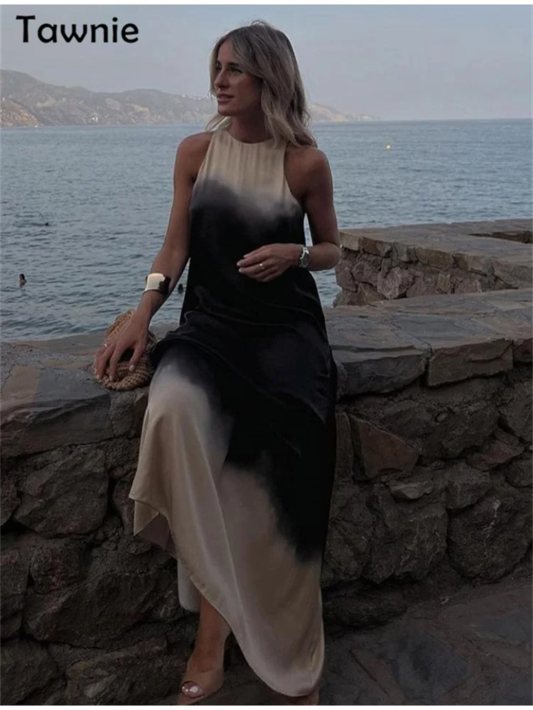 Tawnie Women's Dress Print Tie Dye Linen Sleeveless O-neck Long Dresses Female 2023 Summer Fashion Loose Beach Ladies Vestidos
Tawnie Women's Dress Print Tie Dye Linen Sleeveless O-neck Long Dresses Female 2023 Summer Fashion Loose Beach Ladies Vestidos