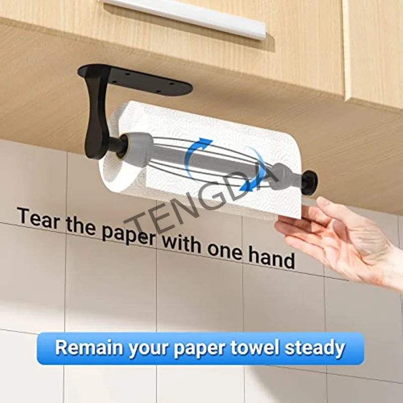 New Kichen paper towel holder with damping effect punch-free Wall Mount Paper Roll cling film Racks steel bathroom accessories
New Kichen paper towel holder with damping effect punch-free Wall Mount Paper Roll cling film Racks steel bathroom accessories
