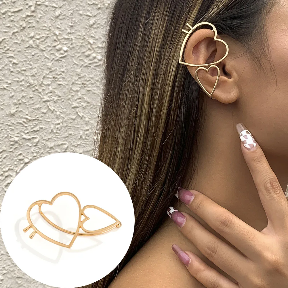 2022 New Korean Silver Color Love Heart Clip On Earrings For Women Simple No Piercing Ear Cuff Wedding Aesthetic Jewelry 1 PC
2022 New Korean Silver Color Love Heart Clip On Earrings For Women Simple No Piercing Ear Cuff Wedding Aesthetic Jewelry 1 PC