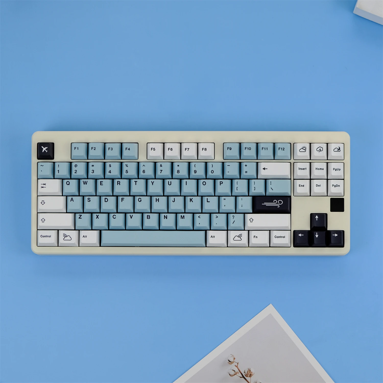 GMK Fengyun Keycaps 129 Keys/Set PBT Cherry Profile Minimalist Blue and White Keycaps For MX Switch Mechanical Keyboard Keycaps
GMK Fengyun Keycaps 129 Keys/Set PBT Cherry Profile Minimalist Blue and White Keycaps For MX Switch Mechanical Keyboard Keycaps