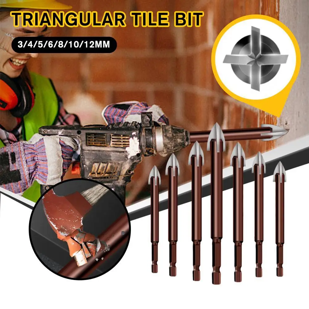 3-12mm Multifunctional Triangle Drill Bit Diamond Drill Set Concrete Hole Opener Alloy Triangle Drill Bits Metal Glass Bits
3-12mm Multifunctional Triangle Drill Bit Diamond Drill Set Concrete Hole Opener Alloy Triangle Drill Bits Metal Glass Bits