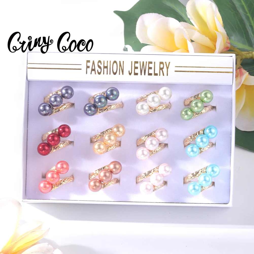 Cring Coco Womens Rings Female Colorful Pearls Jewelry Hawaiian Ring Size 10 11 12 Fashion Gold Plated Rings for Women 2021 Girl
Cring Coco Womens Rings Female Colorful Pearls Jewelry Hawaiian Ring Size 10 11 12 Fashion Gold Plated Rings for Women 2021 Girl