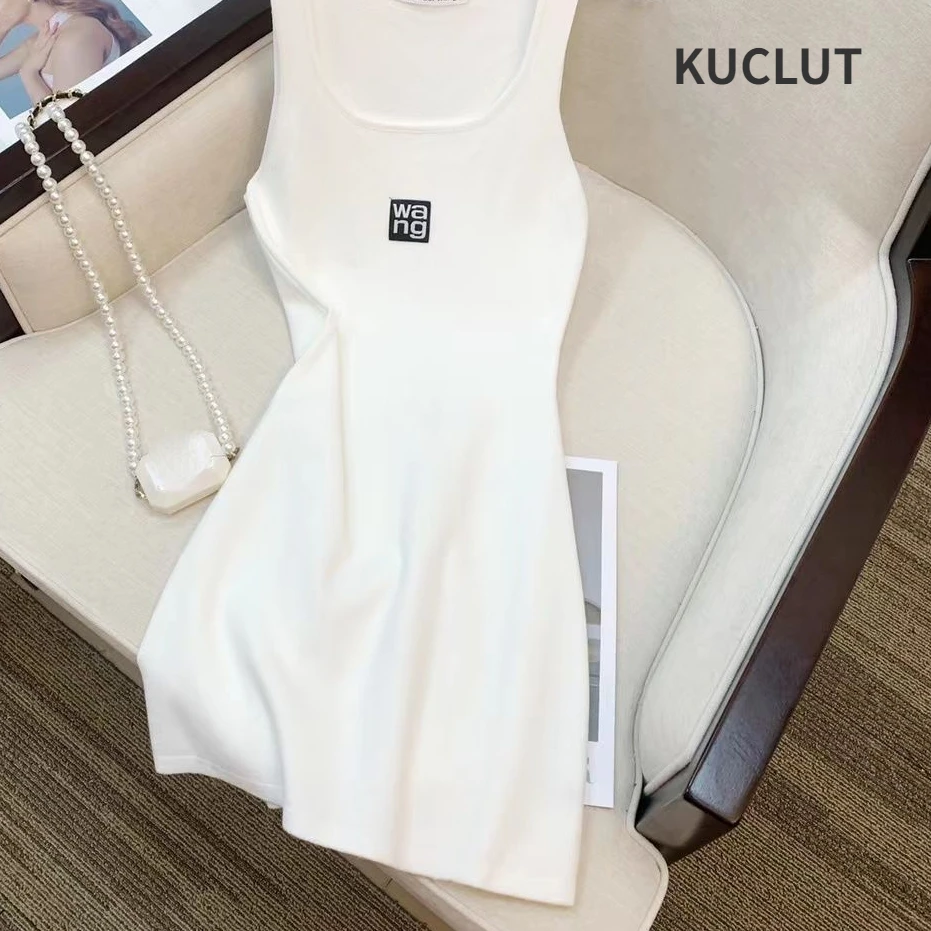 Classic new luxury designer square collar sexy elastic slim fit sleeveless knitted mid-length slim dress women
Classic new luxury designer square collar sexy elastic slim fit sleeveless knitted mid-length slim dress women