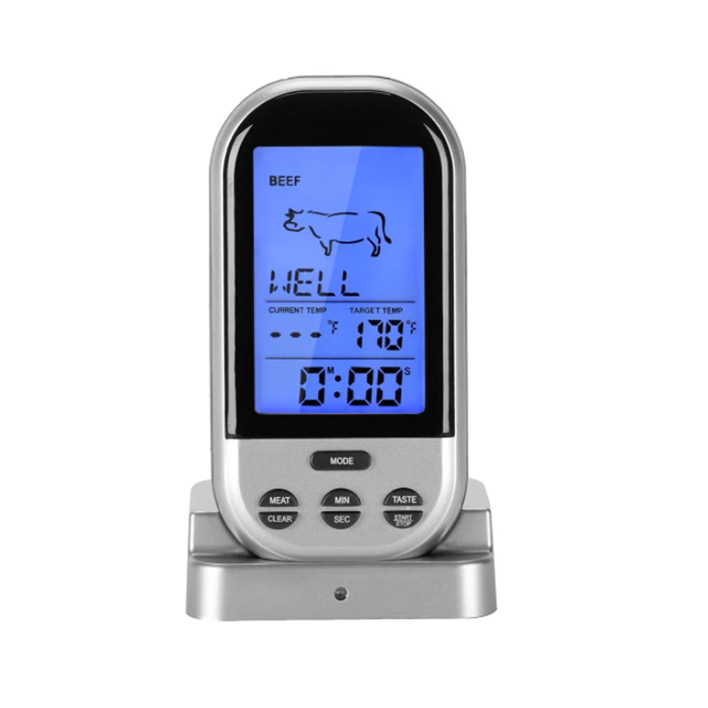 Bluetooth Remote Digital Timer Meat Thermometers Thermometer Wireless Probe Home Tools Alarm Grill With Kitchen Cooking
Bluetooth Remote Digital Timer Meat Thermometers Thermometer Wireless Probe Home Tools Alarm Grill With Kitchen Cooking