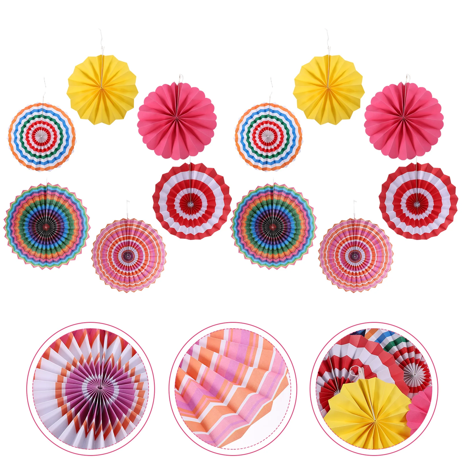 12 Pcs Paper Prop Crafts Decor Fans Decorative Props Hanging Decors Decorations Festive Decorate
12 Pcs Paper Prop Crafts Decor Fans Decorative Props Hanging Decors Decorations Festive Decorate