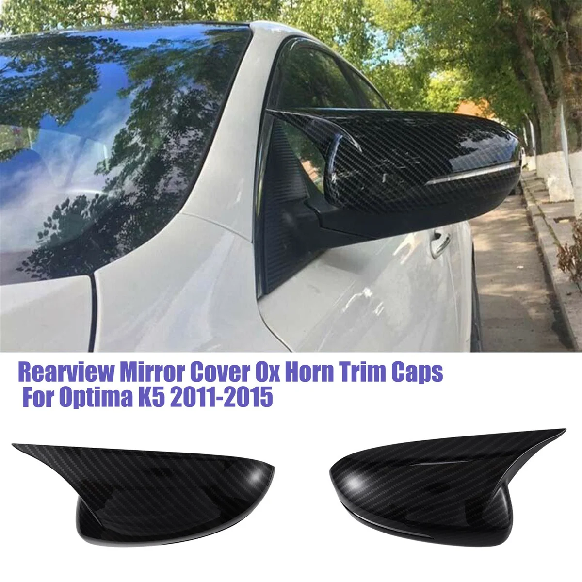1Pair Rearview Mirror Cover Housing Ox Horn Trim Caps for Kia Optima K5 2011-2015 Side Mirror Shell Sticker Carbon
1Pair Rearview Mirror Cover Housing Ox Horn Trim Caps for Kia Optima K5 2011-2015 Side Mirror Shell Sticker Carbon