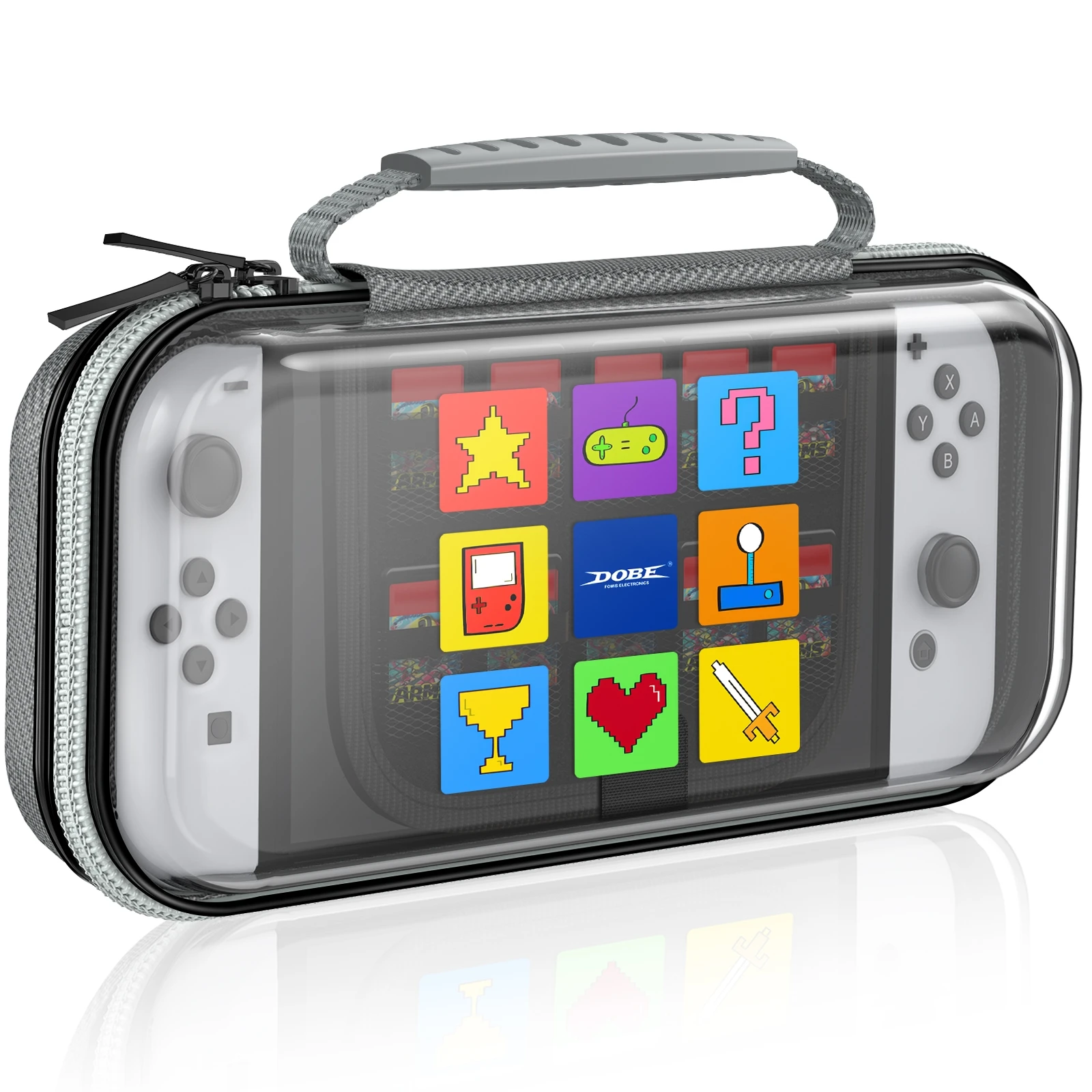DinoFire Tranparent Protective Case For Nintendo Switch OLED Console with Handle Waterproof Storage Case For Switch Accessories
DinoFire Tranparent Protective Case For Nintendo Switch OLED Console with Handle Waterproof Storage Case For Switch Accessories
