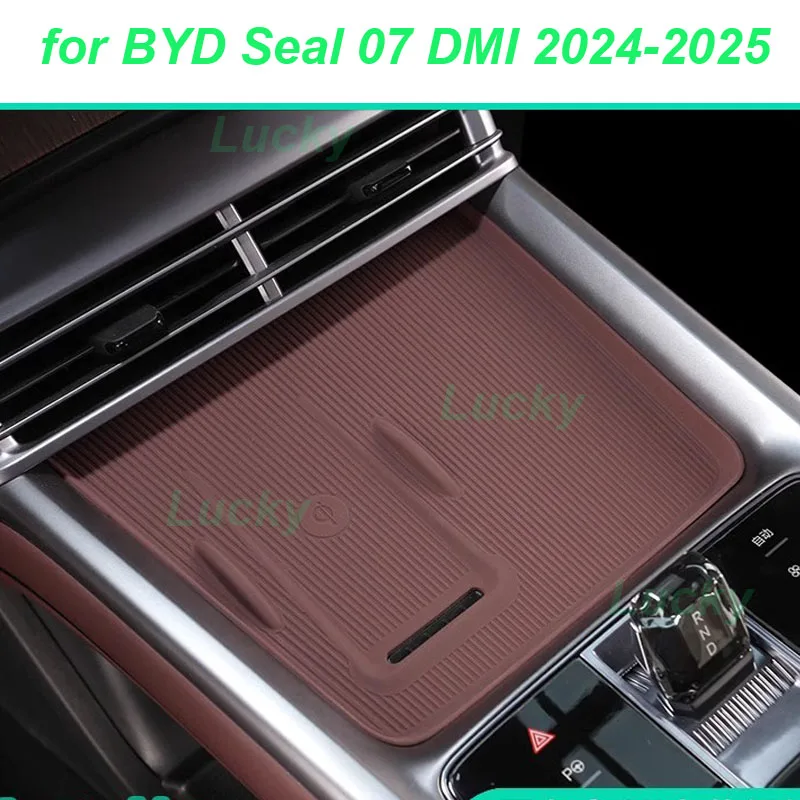 Автомобильный центр беспроводная зарядная панель для BYD Seal 07 DMI 2024-2025 центральный