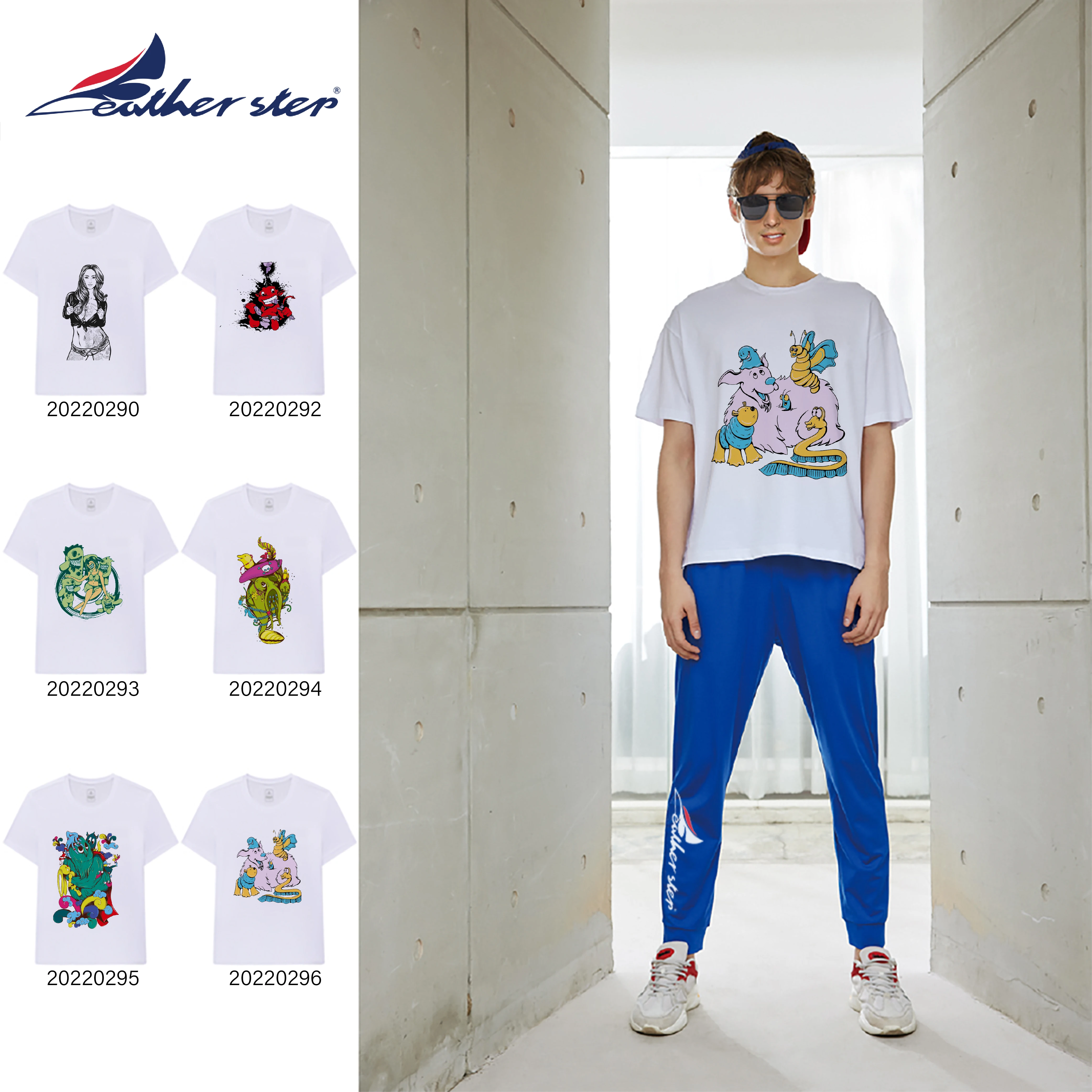 Feather Step T-shirts Woman Summer 2022 Men Streetwear Women's Clothing Little Devil Fashion Short Sleeve T Shirt for Girls
Feather Step T-shirts Woman Summer 2022 Men Streetwear Women's Clothing Little Devil Fashion Short Sleeve T Shirt for Girls