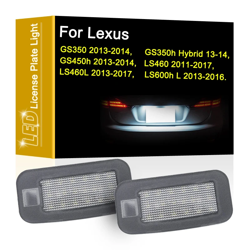 12V LED Number Plate Lamp For Lexus GS350 GS350h Hybrid GS450h 2013-2014 LS460 LS460L LS600h White License Plate Light Assembly
12V LED Number Plate Lamp For Lexus GS350 GS350h Hybrid GS450h 2013-2014 LS460 LS460L LS600h White License Plate Light Assembly