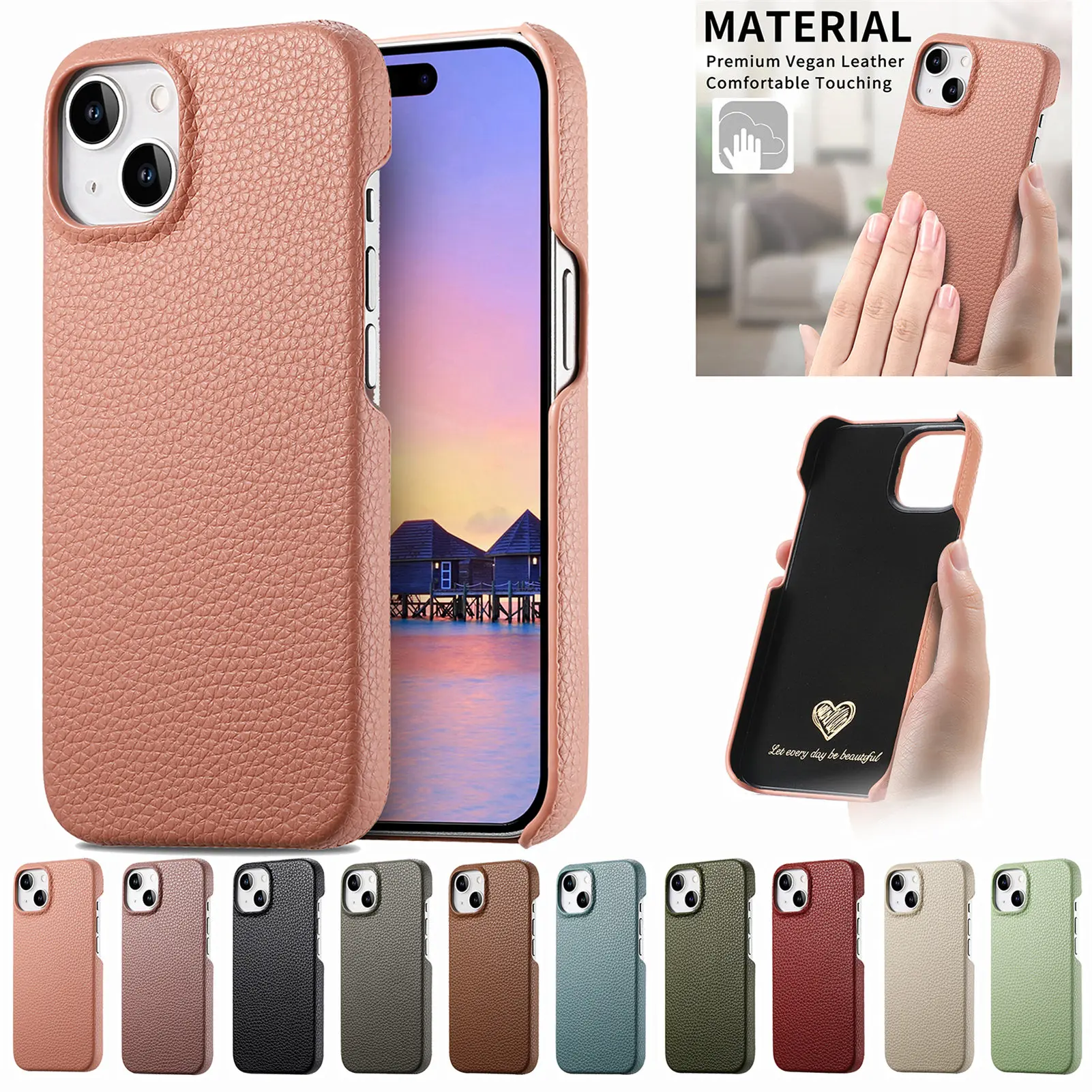 for iphone 15 pro Anti-Slip Lithchi Leather Case for Iphone 15 Pro Max Plus 15pro Iphone15 Matte Feeling Cover Funda
for iphone 15 pro Anti-Slip Lithchi Leather Case for Iphone 15 Pro Max Plus 15pro Iphone15 Matte Feeling Cover Funda