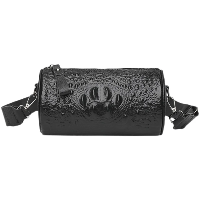 Сумка крокодиловая женская из натуральной кожи, саквояж кросс-боди с широкими ремешками, сумочка кросс-боди, 2022 
Сумка крокодиловая женская из натуральной кожи, саквояж кросс-боди с широкими ремешками, сумочка кросс-боди, 2022