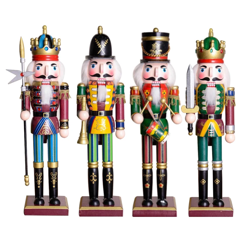 30cm Christmas Nutcracker Puppet Soldier Doll Wooden Decorations Kids Gifts Xmas Decoration New Year Home Decor
30cm Christmas Nutcracker Puppet Soldier Doll Wooden Decorations Kids Gifts Xmas Decoration New Year Home Decor