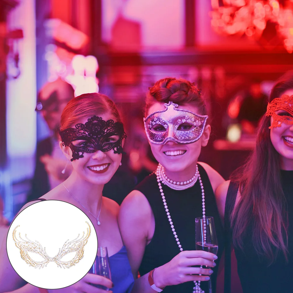 Venetian Masquerade Masks Ball Rhinestone Face Rhinestones Makeup Cosplay Crystal Decorative
Venetian Masquerade Masks Ball Rhinestone Face Rhinestones Makeup Cosplay Crystal Decorative
