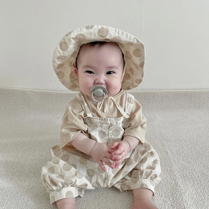Korean Style Newborn Girls Boys Clothing Sets Summer Toddler Baby Clothes Suit Cotton Short Sleeve T-shirt+Jumpsuit +Hat
Korean Style Newborn Girls Boys Clothing Sets Summer Toddler Baby Clothes Suit Cotton Short Sleeve T-shirt+Jumpsuit +Hat