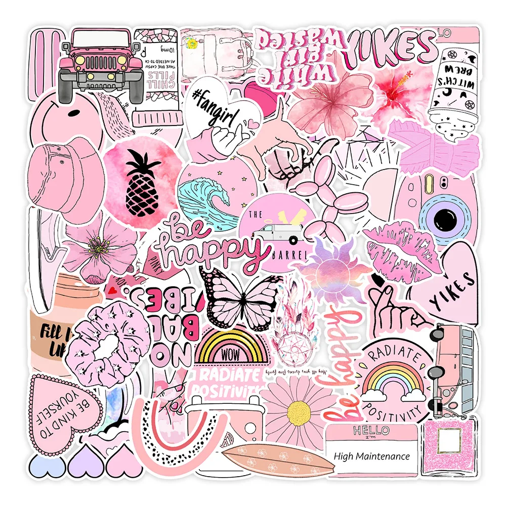 10/30/50pcs Funny Pink Style Girl Cartoon Aesthetic Stickers Car Motorcycle Travel Luggage Guitar Waterproof Graffiti Sticker
10/30/50pcs Funny Pink Style Girl Cartoon Aesthetic Stickers Car Motorcycle Travel Luggage Guitar Waterproof Graffiti Sticker