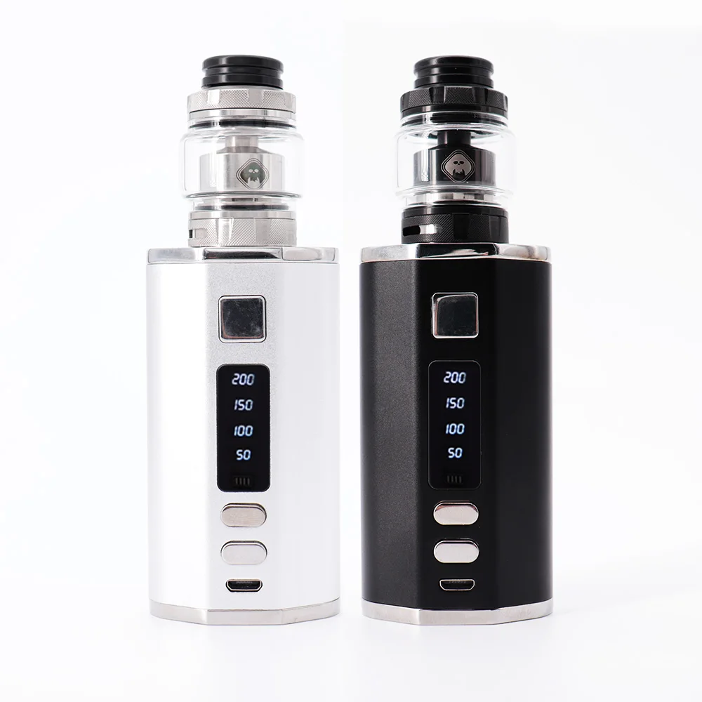 Vape Kit Box Mod E Cigarette 200W OLED Screen 4400mah Build-In Battery With 2ml/4ml Destiny 24mm RTA Tank Vape Pen Huge Vapor
Vape Kit Box Mod E Cigarette 200W OLED Screen 4400mah Build-In Battery With 2ml/4ml Destiny 24mm RTA Tank Vape Pen Huge Vapor