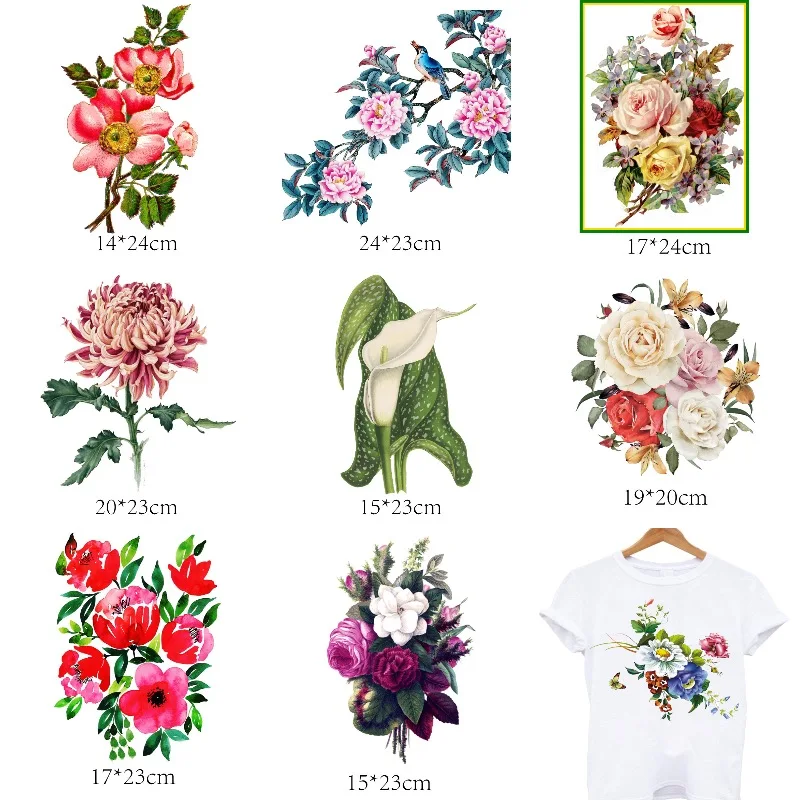 Vintage Art Flower Bird Patches on Clothes Iron-on Transfers for Clothing Thermoadhesive Patches Thermal Stickers Fusible Patch
Vintage Art Flower Bird Patches on Clothes Iron-on Transfers for Clothing Thermoadhesive Patches Thermal Stickers Fusible Patch
