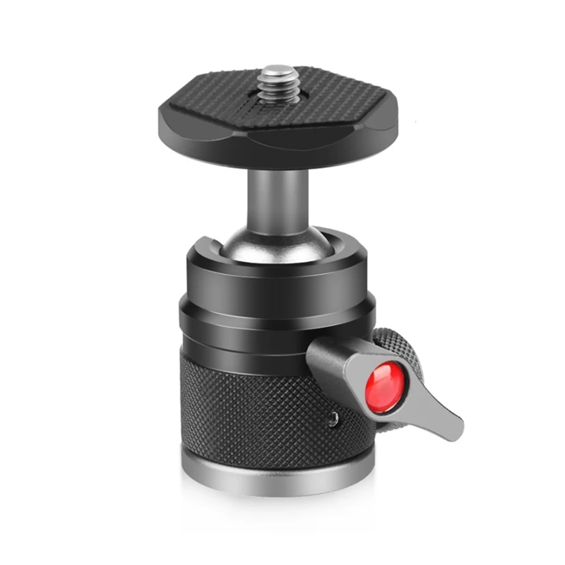 PULUZ 360 Panorama Aluminum Alloy Tripod Ball Head Adapter With Knob Lock 1/4 Inch Holder Mount For DSLR Cameras Accessories
PULUZ 360 Panorama Aluminum Alloy Tripod Ball Head Adapter With Knob Lock 1/4 Inch Holder Mount For DSLR Cameras Accessories