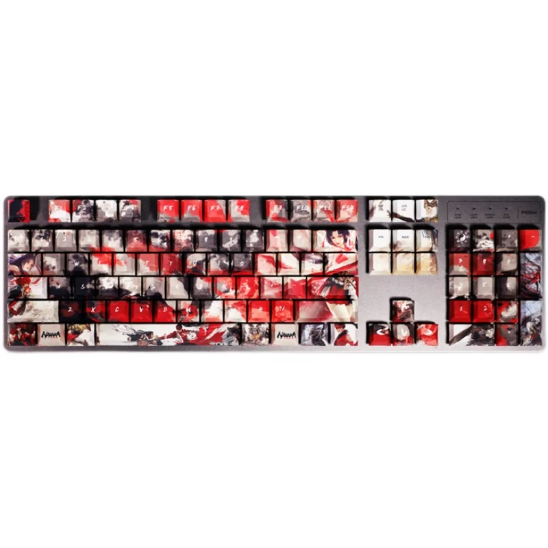 104 Keys Japanese Keycap Dye Sublimation PBT Keycap Set for Mechanical Keyboard Gateron Switch
104 Keys Japanese Keycap Dye Sublimation PBT Keycap Set for Mechanical Keyboard Gateron Switch