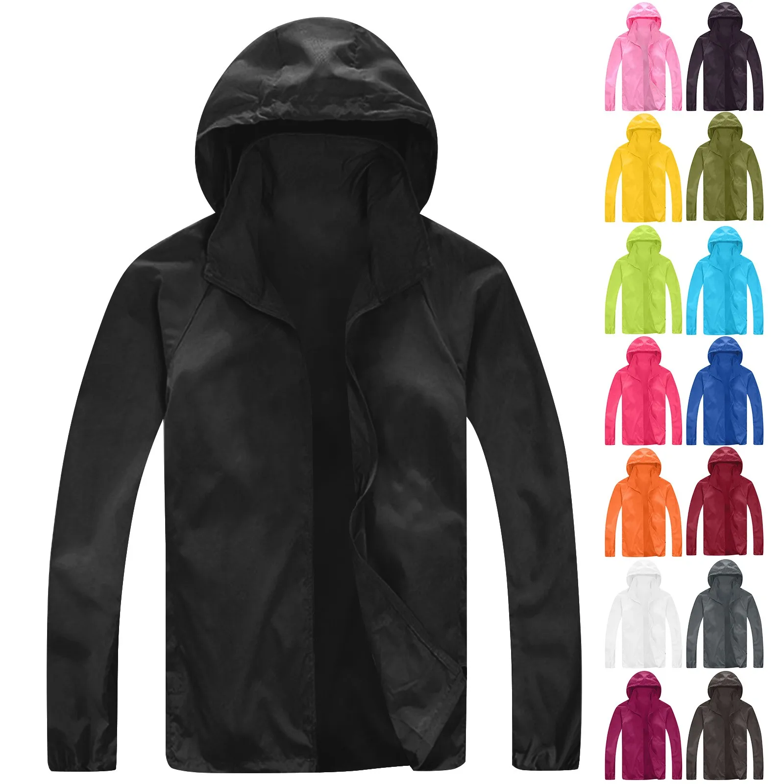 Rain Jacket Women's Breathable Raincoat Women's Transition Jacket Lightweight Jacket With Hood For Spring Autumn Hiking Jacket
Rain Jacket Women's Breathable Raincoat Women's Transition Jacket Lightweight Jacket With Hood For Spring Autumn Hiking Jacket