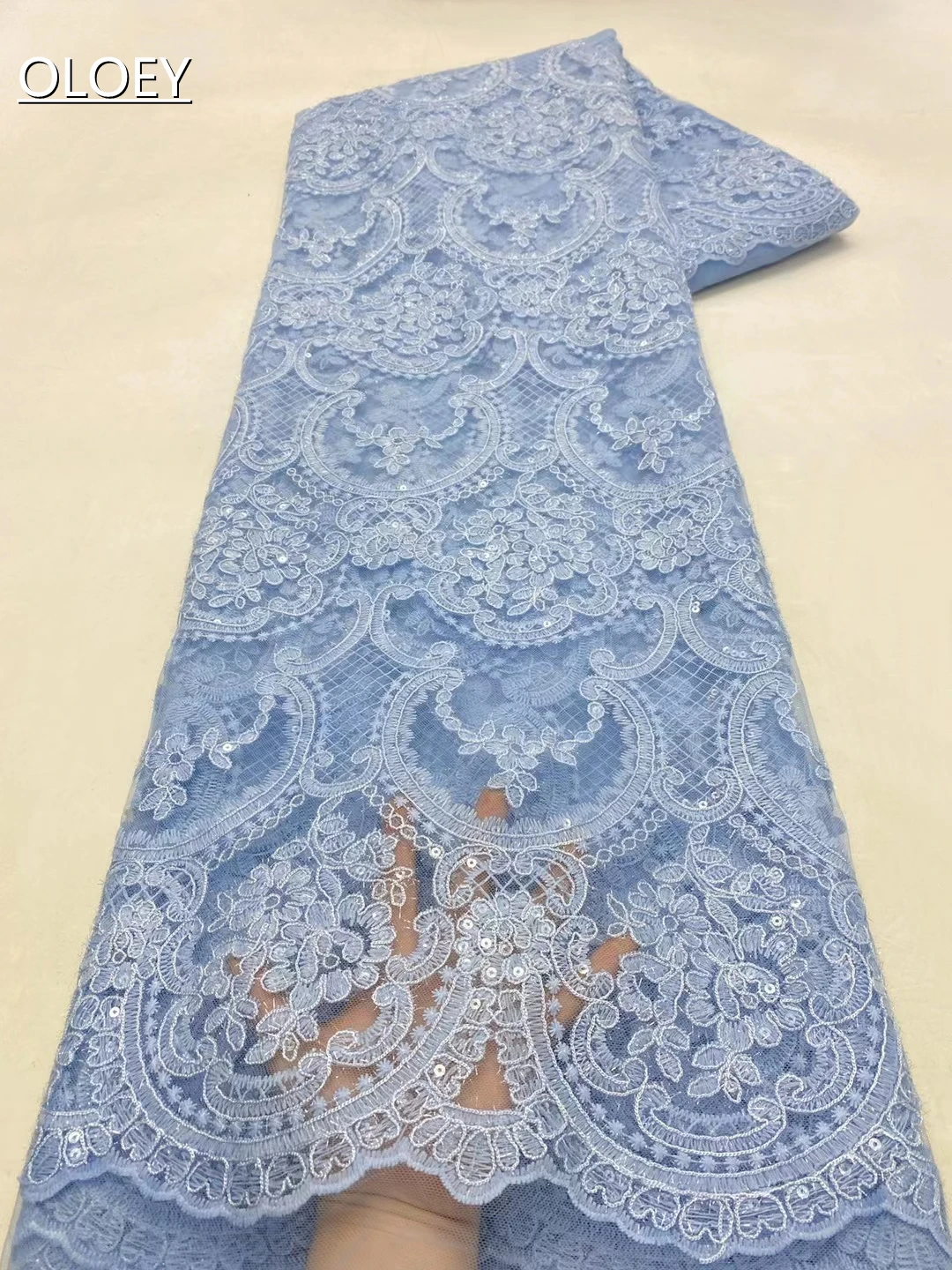 Elegant French Mesh Lace Fabric African Embroidery Sequins Lace Fabric For Wedding Party Dress XZX4300
Elegant French Mesh Lace Fabric African Embroidery Sequins Lace Fabric For Wedding Party Dress XZX4300