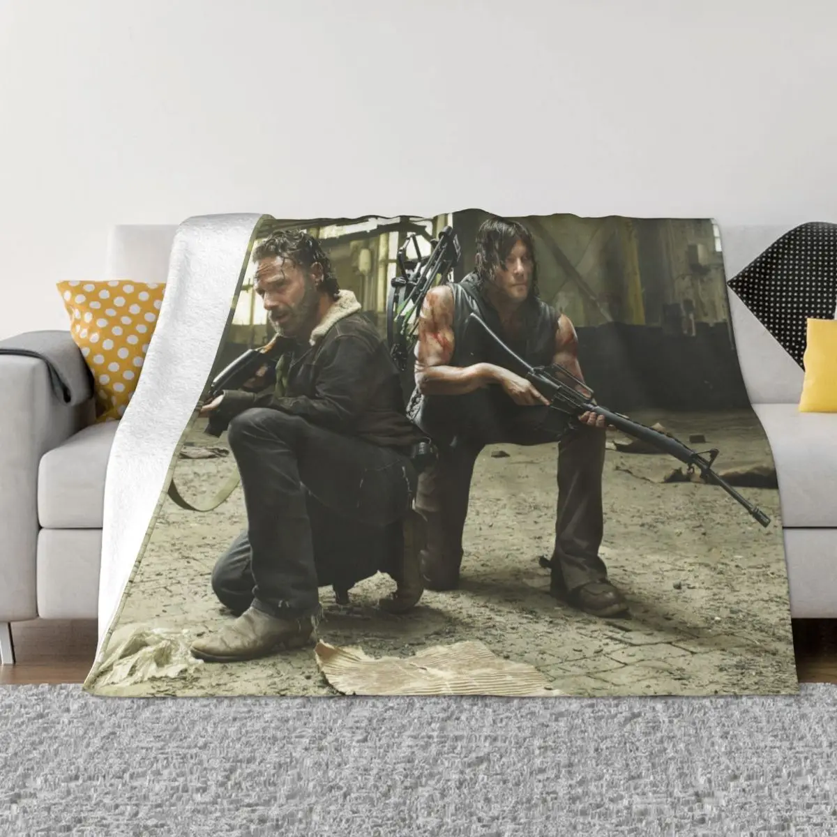 Rick Grimes Daryl Dixon Blanket Flannel Spring Autumn The Walking Dead Multi-function Soft Throw Blanket for Home Car Quilt
Rick Grimes Daryl Dixon Blanket Flannel Spring Autumn The Walking Dead Multi-function Soft Throw Blanket for Home Car Quilt